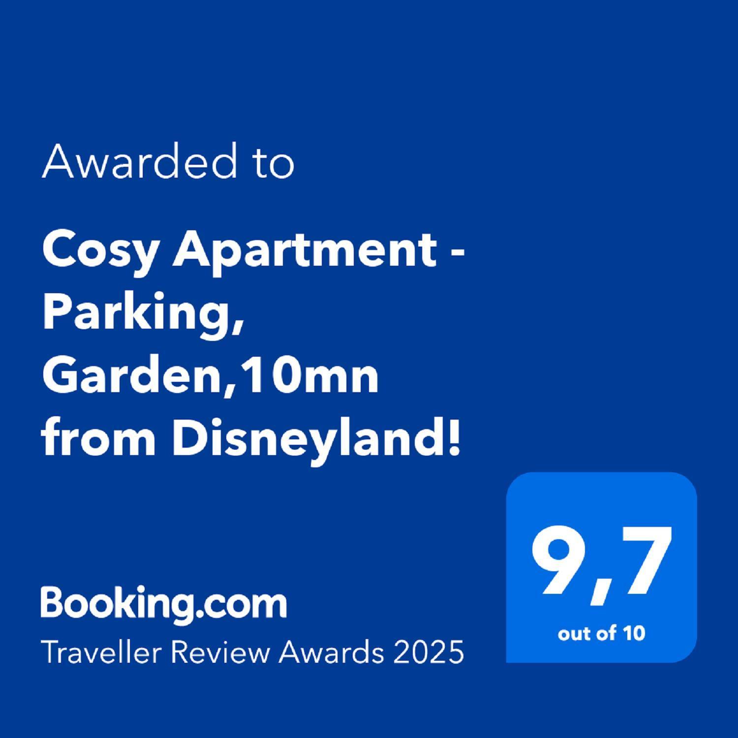 Cosy Apartment - Parking, Garden,10Mn From Disneyland! Montevrain Bagian luar foto